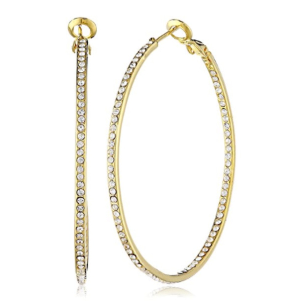 Lisa Freede Jewelry Yellow Gold Eternity Hoops
